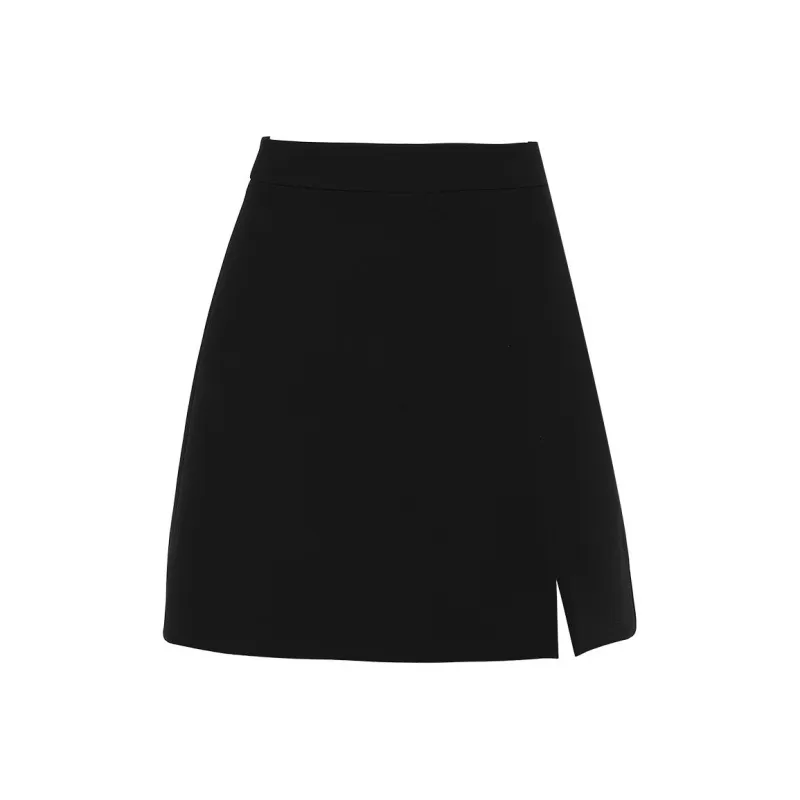 DPLAY Casual Short Skirts Women's Classic Black-0