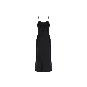 JIL SANDER Spaghetti Strap Midi Dress