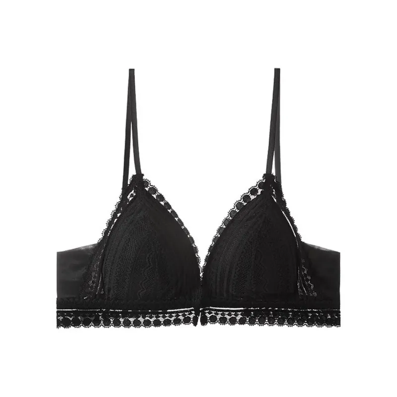 Flowers in water Women's Bras-5