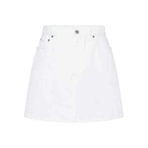 Burberry Casual Short Skirts Women's White