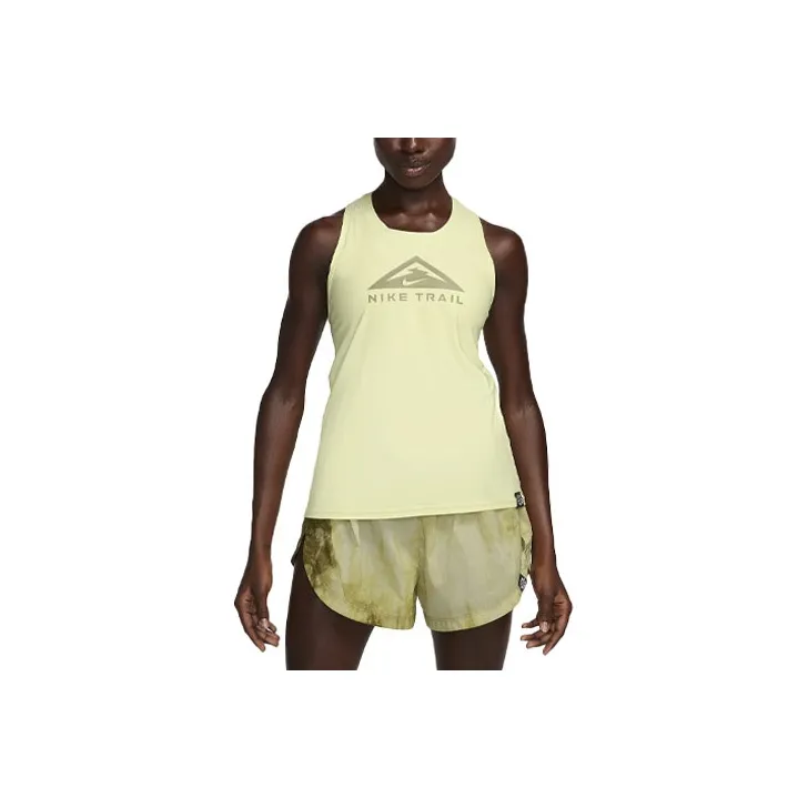 Nike Sleeveless Sports Shirts Women's Bright Green-0