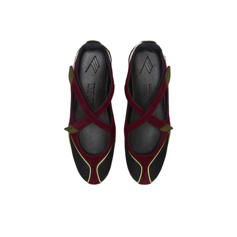 The Attico FLOOR 01 Casual Single Shoes Women's Black Purple-2