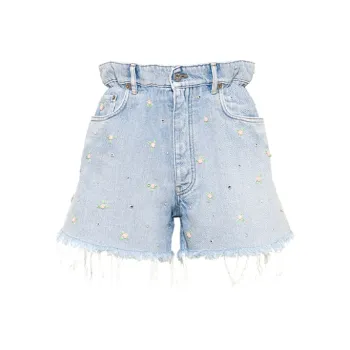 MIU MIU Denim Shorts Women's Blue