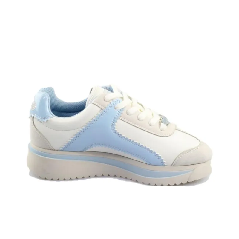Buffalo Low Top Casual Shoes Unisex Blue White-1