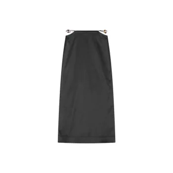 GANNI Bead Detailed Low Rise Satin Maxi Skirt
