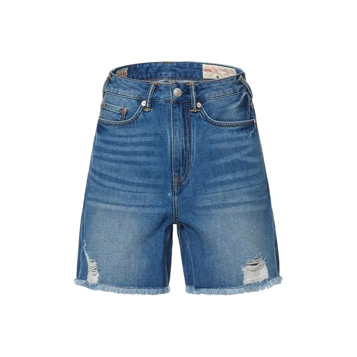 EVISU Denim Shorts Women's Denim Blue-0