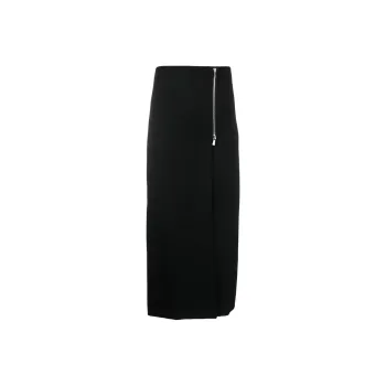 PAROSH Casual Long Skirt Women's Black