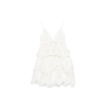 Zimmermann Crush Tiered Lace Dress