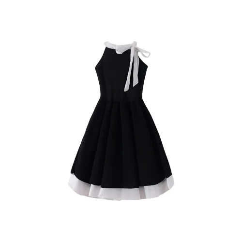 PAIN OR PLEASURE Sleeveless Dress Women's Black