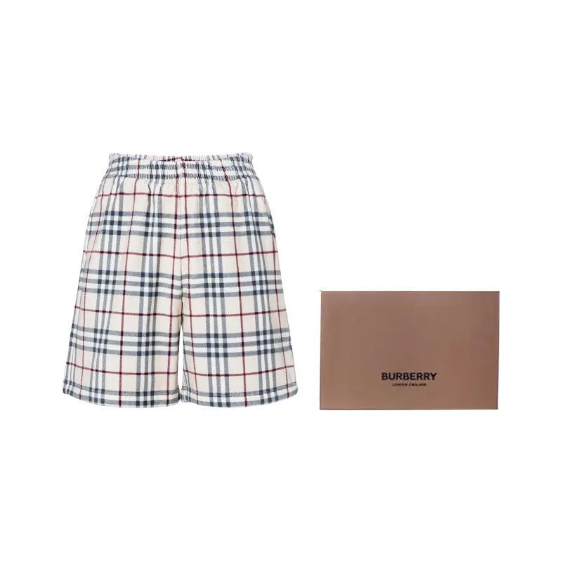 Burberry Debson Towel Check Shorts-7