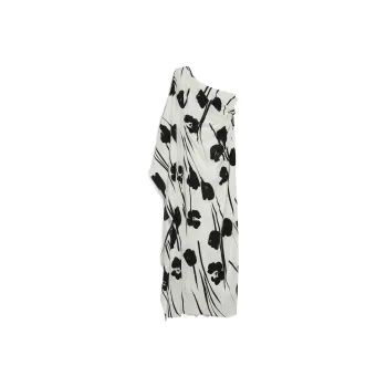 MaxMara Jonnny Floral print Satin Maxi Dress