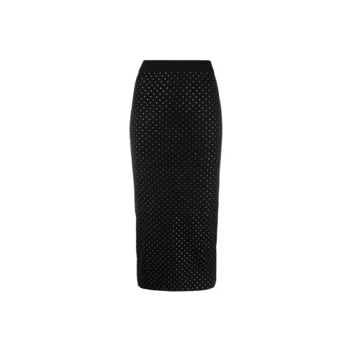 MICHAEL MICHAEL KORS Rhinestone-embellished Midi Pencil Skirt