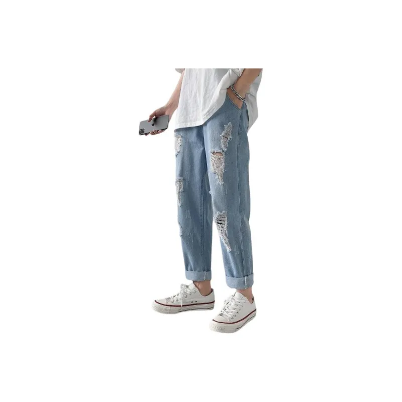 FASTFISH Jeans Unisex Light Blue-0