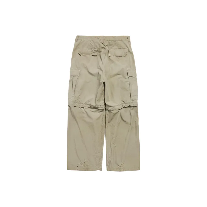 Balenciaga Cargo Pants Loose Fit Men's Dark Beige-1