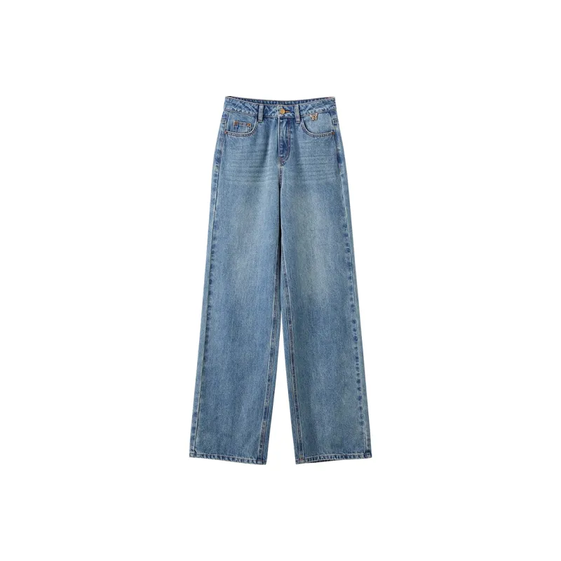 XIANGYING Jeans Women's Blue-0