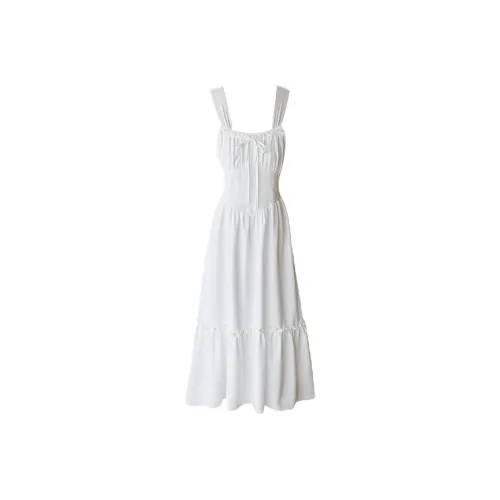 Udon House Slip Dress Women's White