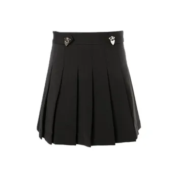 LOFT SHINE Casual Short Skirts Women's Black