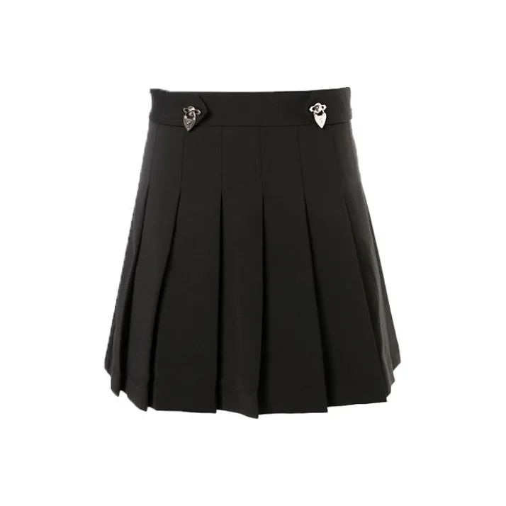 LOFT SHINE Casual Short Skirts Women's Black-0
