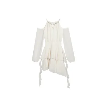 ABBY GODDESS Long Sleeved Dress Women's White