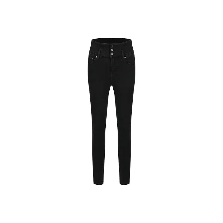 URBAN REVIVO Jeans Women's Jet Black-0