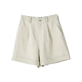 TOUCH Casual Shorts Women's Cyan Beige