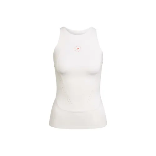 Adidas Sleeveless Sports Shirts Women's White