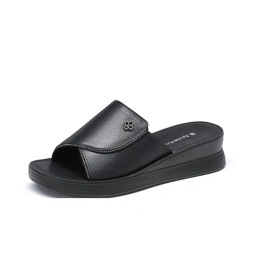 Spider King PU Polyurethane Slip Resistant Slide Slippers Women's