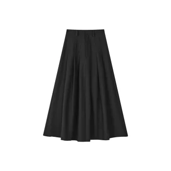 THE SEA LIFE Casual Long Skirt Women's Black Mage