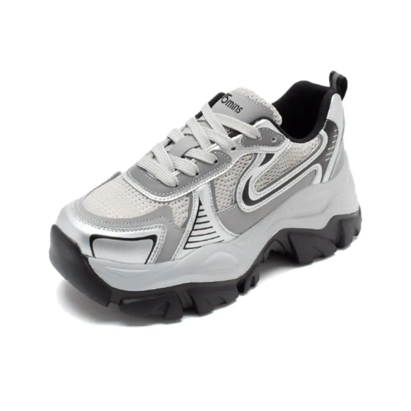 15 MINS Breathable Low Top Chunky Sneakers Women's-1