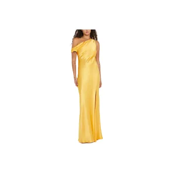 BEC+BRIDGE SOL ASYM DRESS Sleeveless Dress Women's MANGO/Mango Yellow