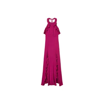TWINSET MILANO SS25 Sleeveless Dress Women's Plum