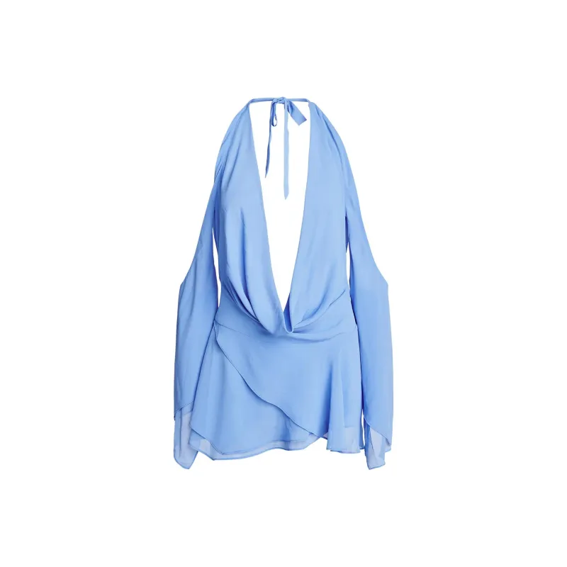 I.AM.GIA ROSANNA MINI DRESS Long-Sleeved Dresses Women's BLUE/Blue-0