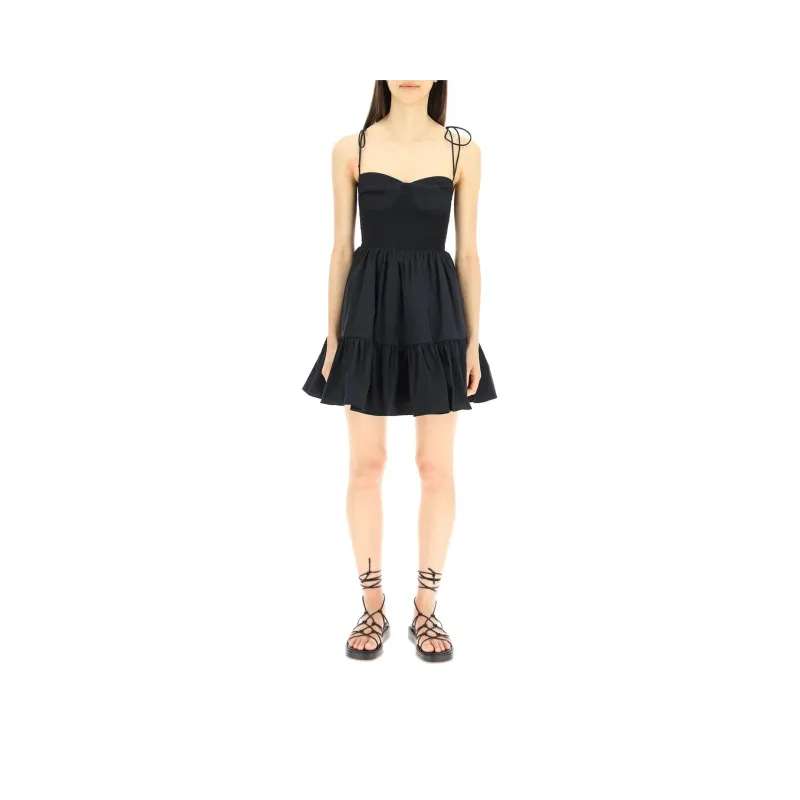 Staud Slip Dresses Women's Black-0