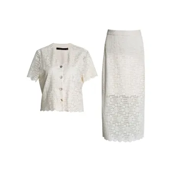 ROEYSHOUSE Two Piece Skirt Sets Women's