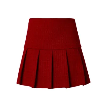 TAMMY TANGS Casual Short Skirts Women's Red