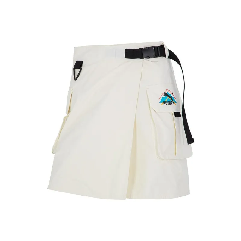 PUMA Casual Short Skirts Women's Beige-0