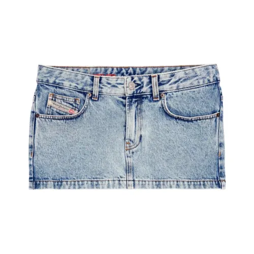 DIESEL Denim Short Skirts Women's Blue