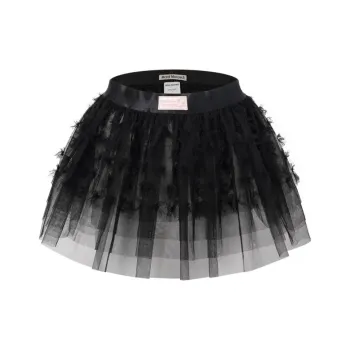 MARDI MERCREDI SS24 Casual Short Skirts Women's Diamond Black