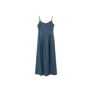 3COLOUR Slip Dress Women's Deep Sea Blue