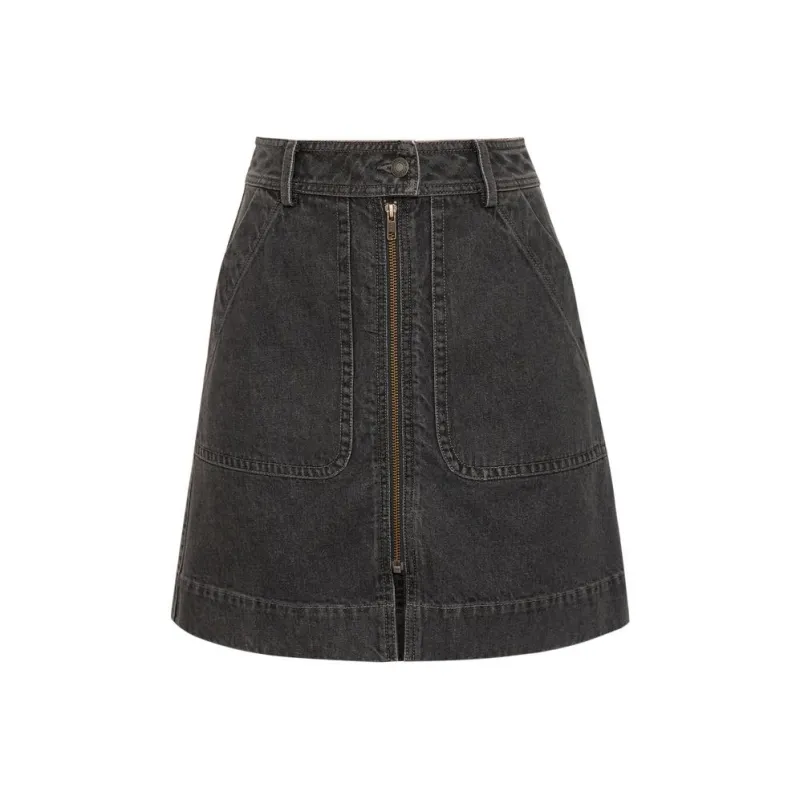 Brother Is Really Good Denim Short Skirts Women's-6