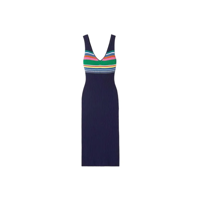 Staud FW24 Sleeveless Dress Women's Blue-0