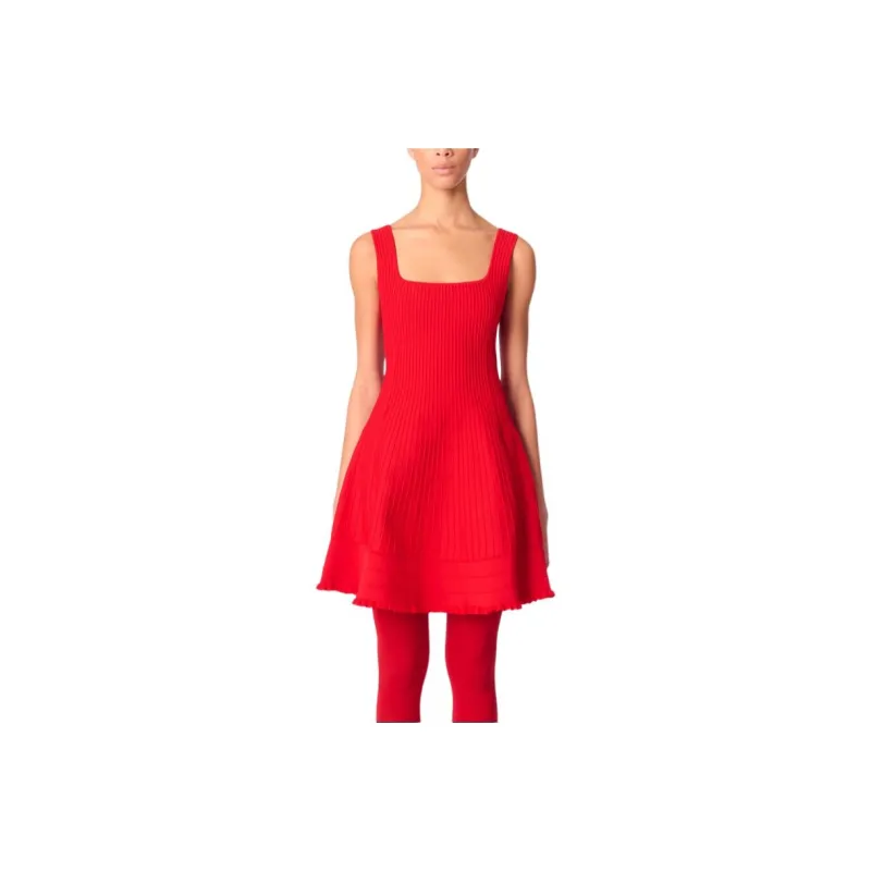 Maje Knitted Mini Dress-0