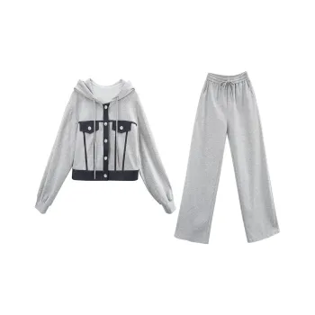 A Paradise For Awakening Casual Suit Women's Gray