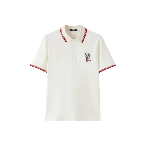 KARL LAGERFELD Polo Shirt Men's Beige
