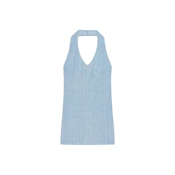 GIVENCHY SS24 Sleeveless Dress Women's Sky Blue