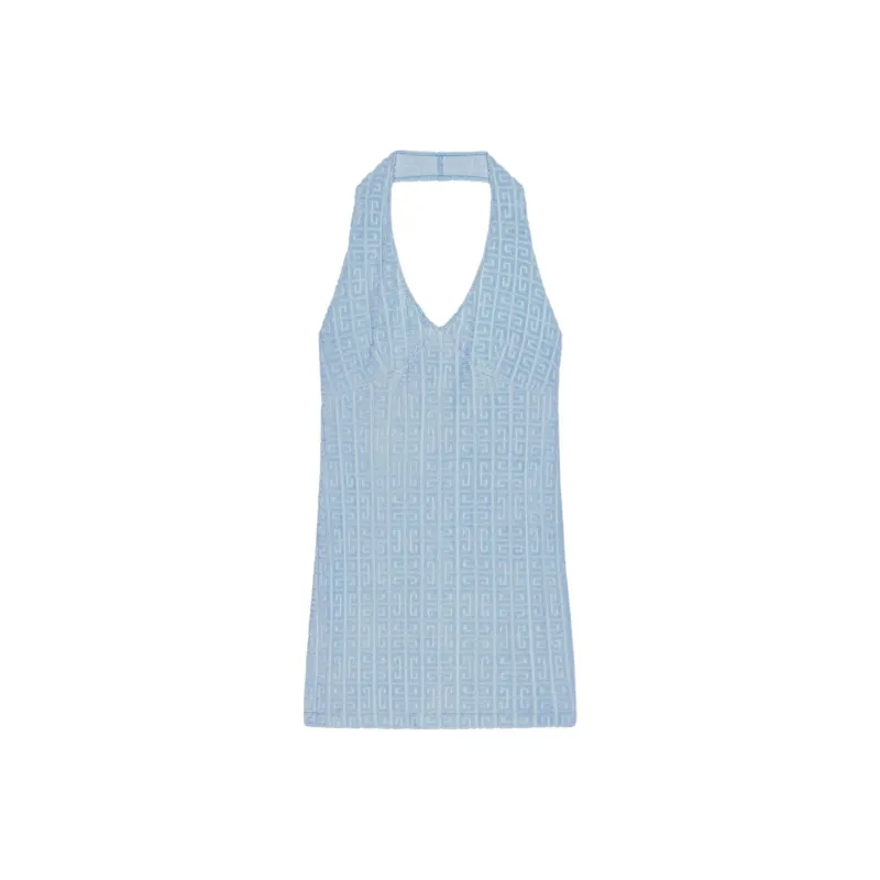 GIVENCHY SS24 Sleeveless Dress Women's Sky Blue-0