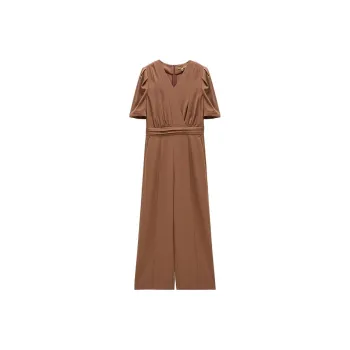 INSUN Jumpsuits Women's Caramel