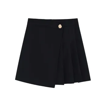 Garbege Casual Short Skirts Women's Black