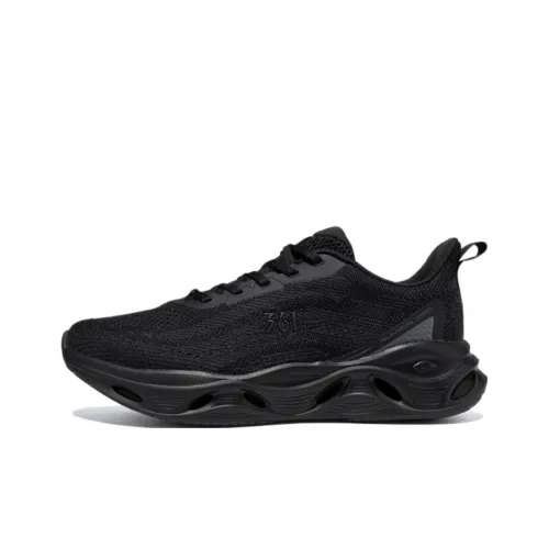 361° Breathable And Wear resistant Low Top Casual Training Sprint Running Shoes Men's Black