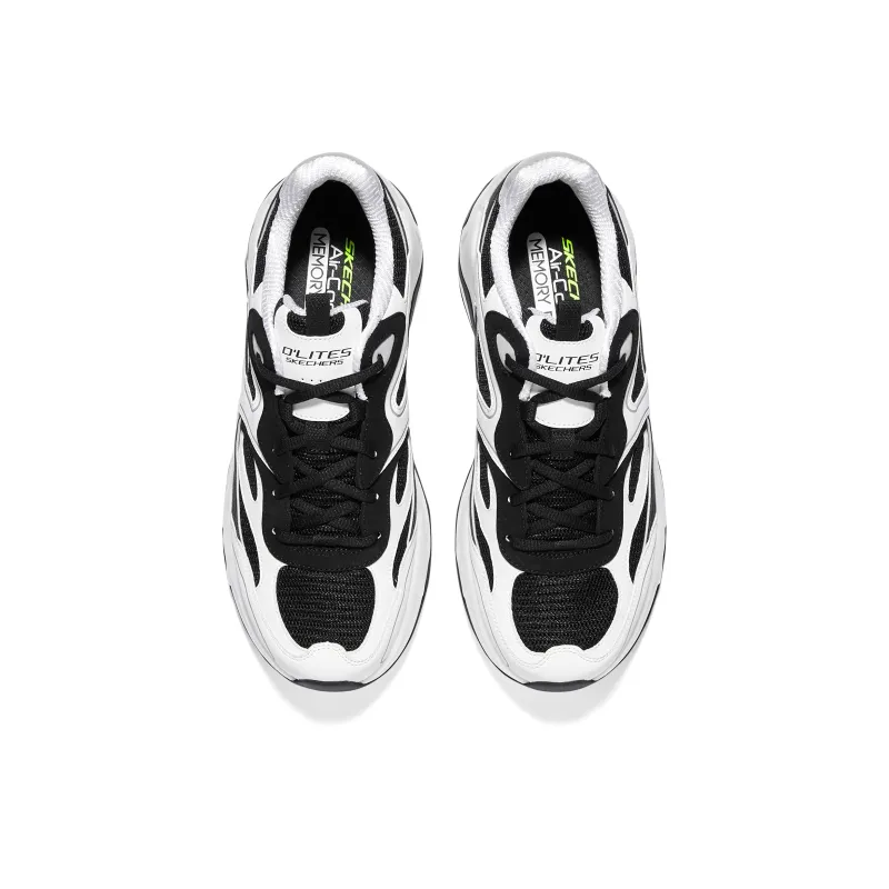 Skechers D'LITES Hyper Burst 'White Black'-2